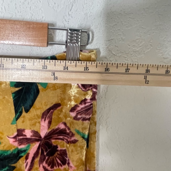 Scotch & Soda Maison Scotch Aloha Hula Velour Wide Leg Pants Sz M Multicolor - Picture 9 of 15